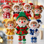 12pcs Wooden Christmas Tree Ornaments – Deep Sapphire Pendants Christmas Tree Ornaments Richie's