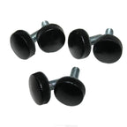 10pcs Black Plastic Knurled Thumb Screws M3 M4 Hand Tighten Knobs Thumb Screw Knobs Richie's