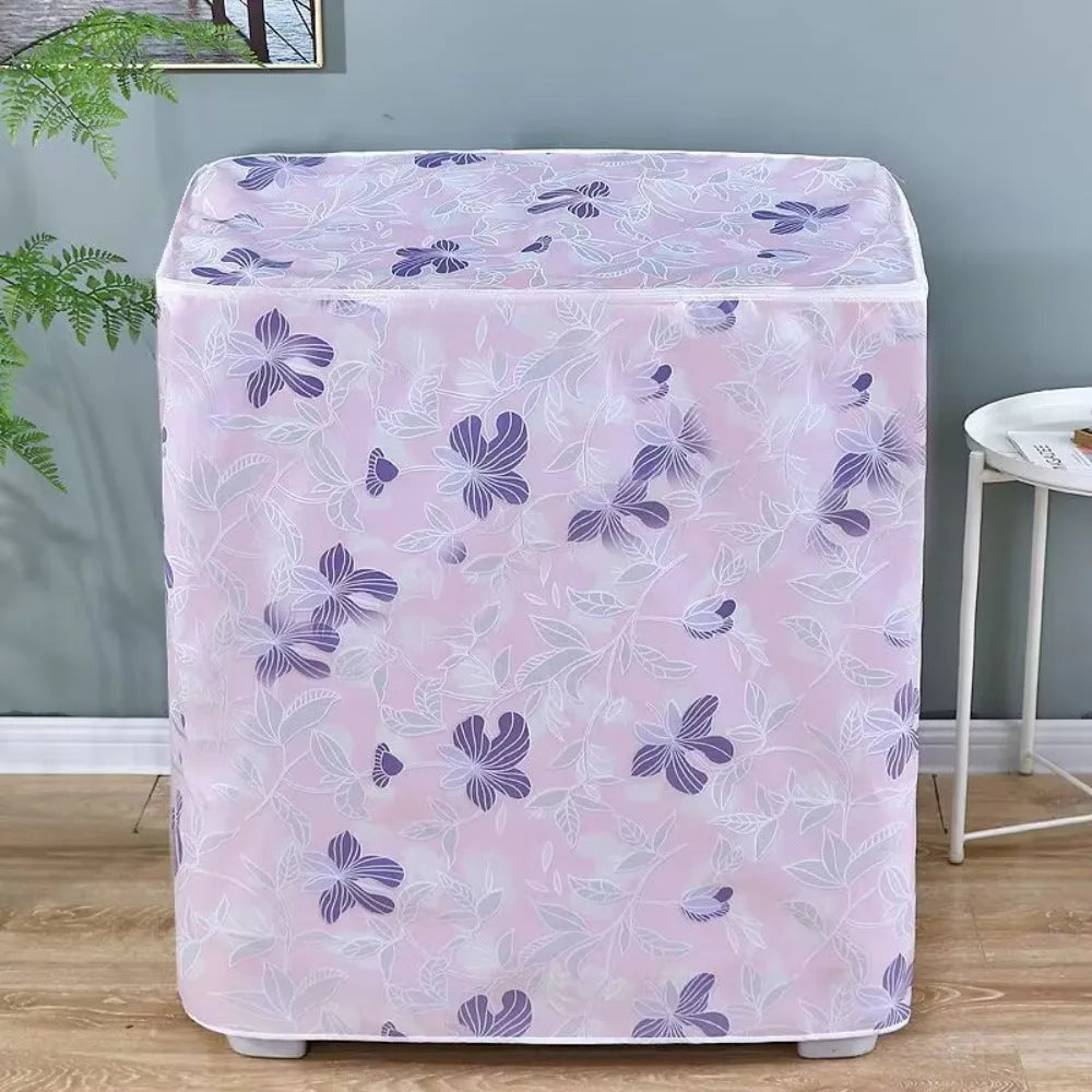 Semi-Automatic Washing Machine Cover – Waterproof & Dustproof Appliance Cover Richie's Flower