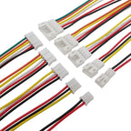 10Pcs JST PH 2.0mm Connector 2–6 Pin Male Female 26AWG Cables Wire Connector Set Richie's