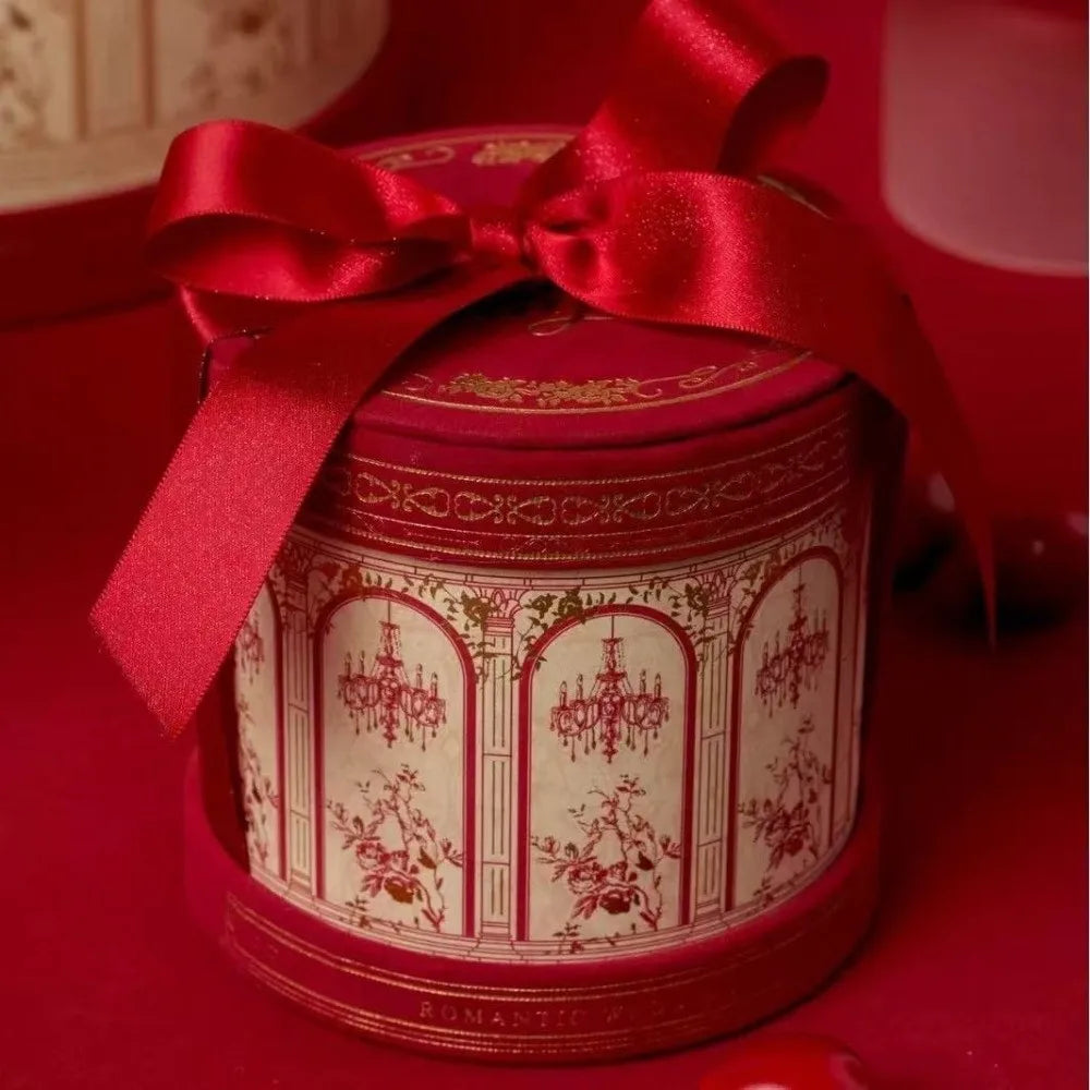 Round Kraft Paper Gift Box with Ribbon – Wedding Favor Box Gift Packaging Box Richie's
