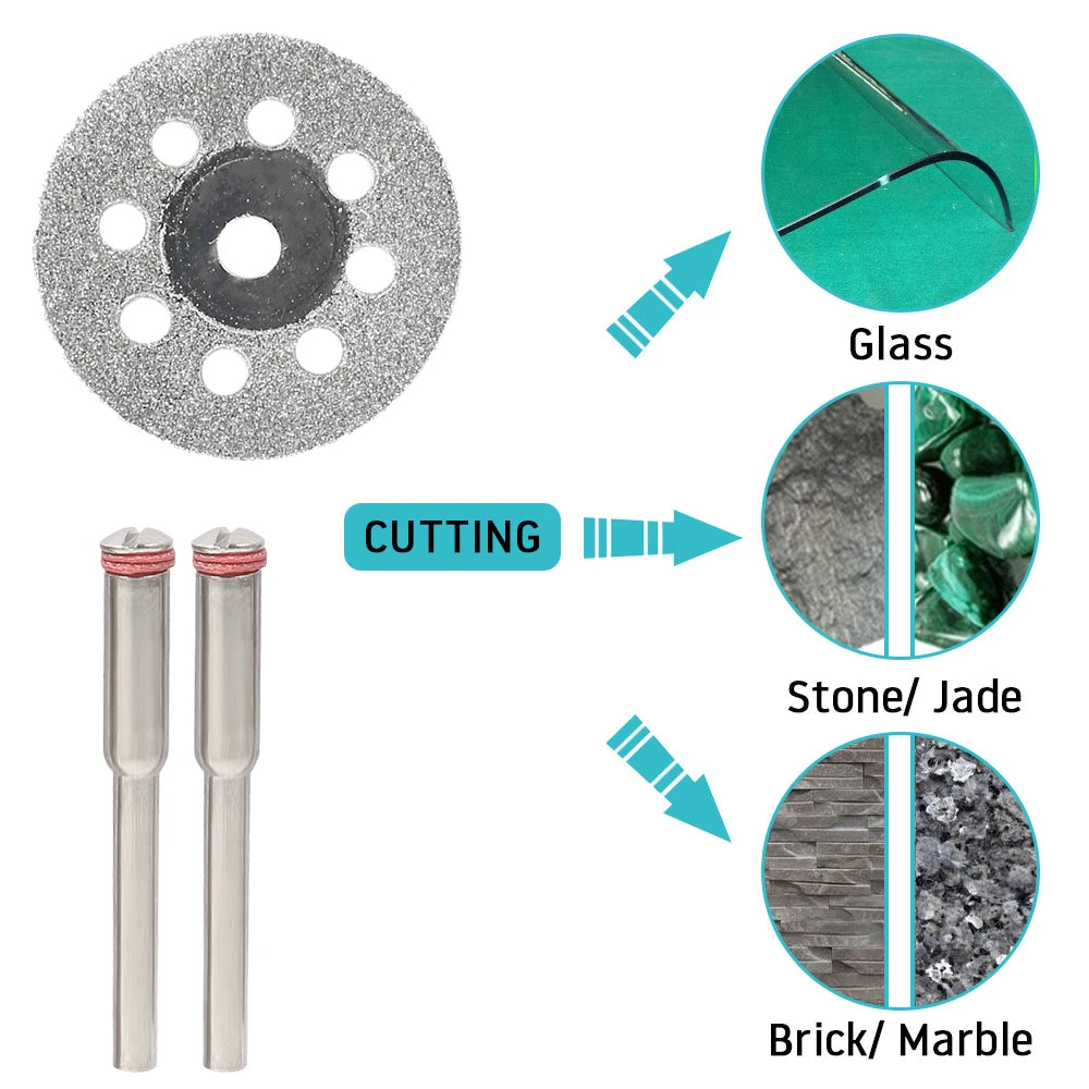 HSS Circular Saw Blade Set 8–42Pcs | Rotary Tool Cutting Discs Rotary Cutting Disc Set Richie's