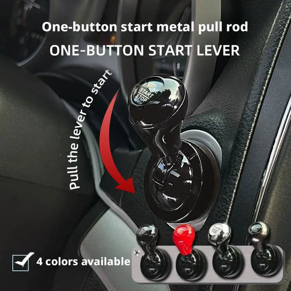 Luxury Metal Engine Start/Stop Button Cover Car Joystick Decor Car Interior Accessory Richie's