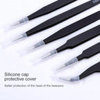 Binoax 6PC Anti-Static Precision Tweezers Set – Stainless Steel Precision Tweezers Set Richie's