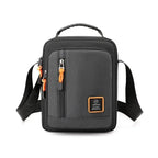 Men's Nylon Crossbody Messenger Bag – Casual Shoulder Handbag Men's Crossbody Bag Richie's gray small