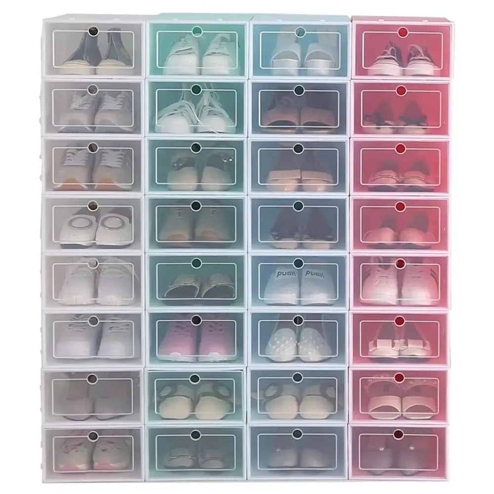 Transparent Stackable Shoe Box PP Drawer Organizer Dustproof Shoe Storage Box Richie's