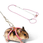 Small Pet Harness & Leash – Hamster, Guinea Pig, Ferret Small Pet Harness Richie's Pink