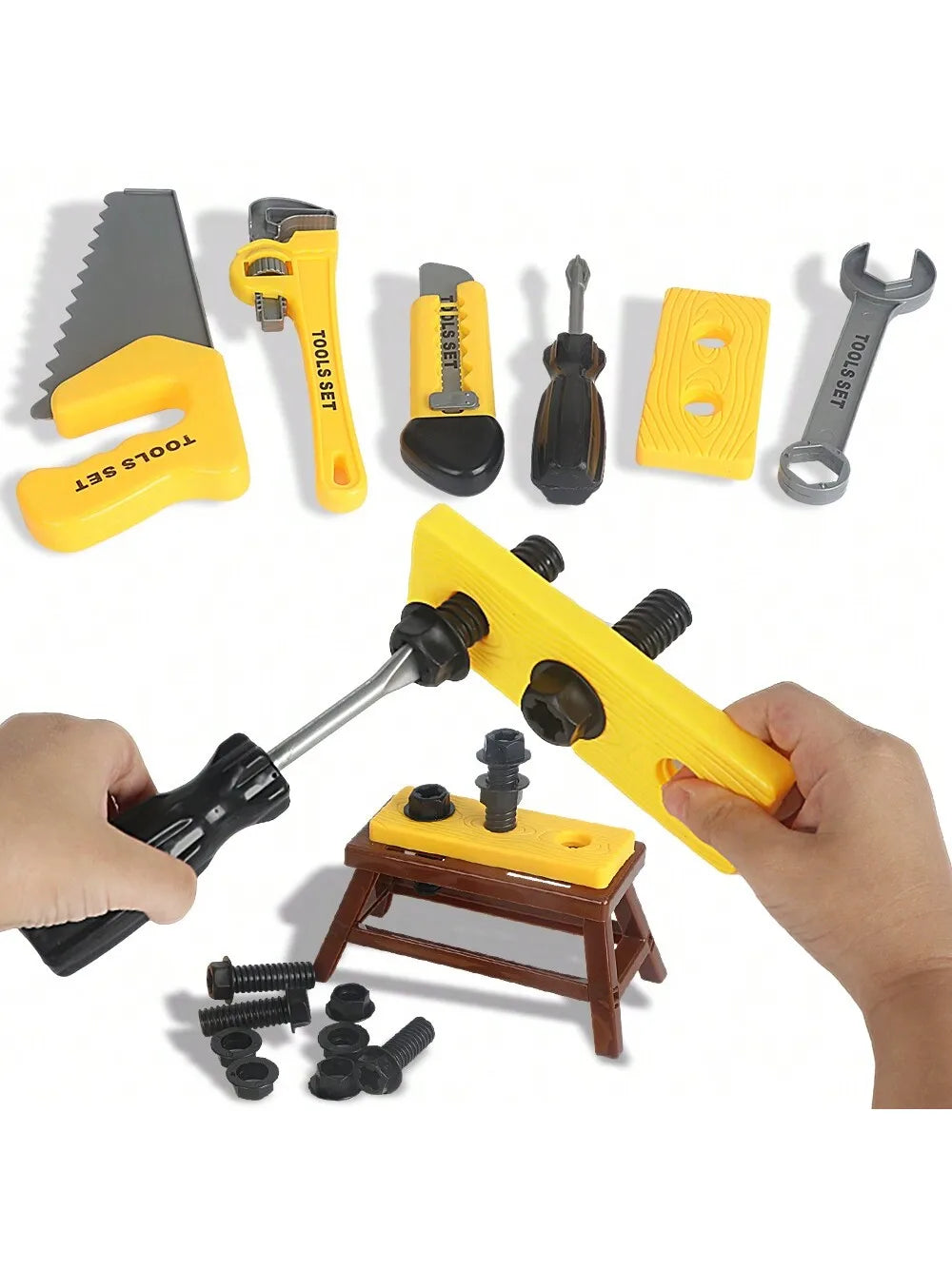 Kids' Pretend Play Tool Set – Toy Drill & Screwdriver Pretend Play Tool Set Richie's