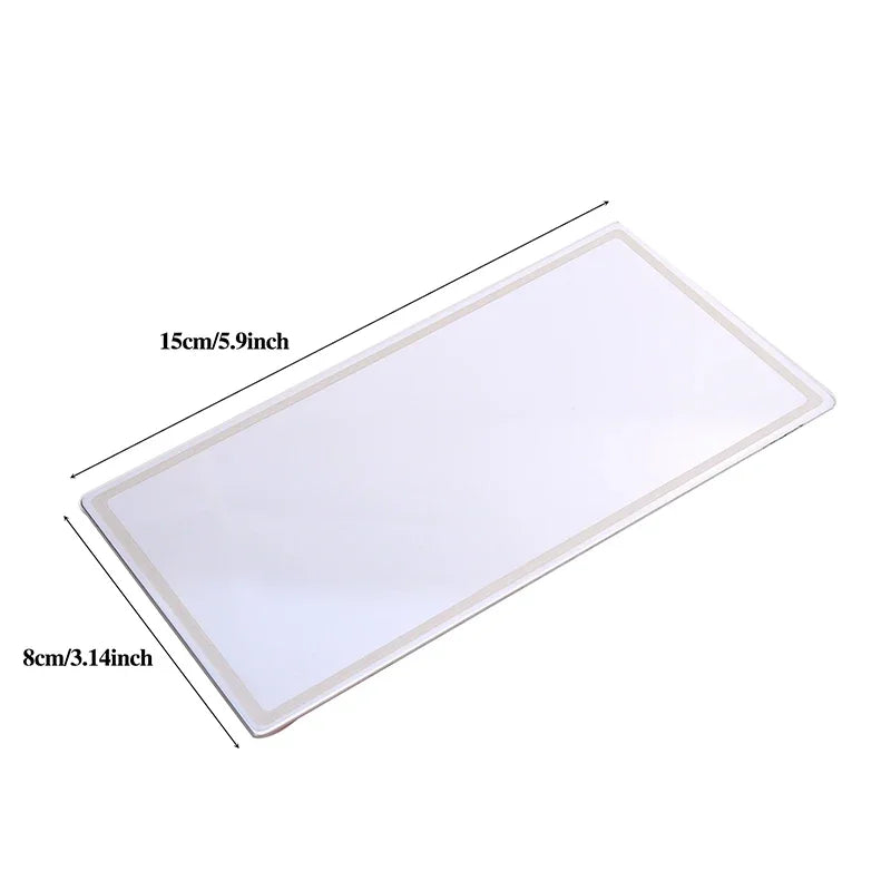 Car Sun Visor Vanity Mirror – HD Stainless Steel Makeup Mirror Car Visor Mirror Richie's Rectangular-L