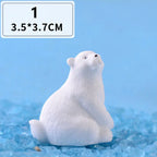 Polar Bear Resin Figurine – Fairy Garden & Micro Landscape Miniature Miniature Figurine Richie's 1