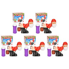 Christmas Santa Claus Bubble Blower with Music & Light Bubble Blower Toy Richie's 5 Sets