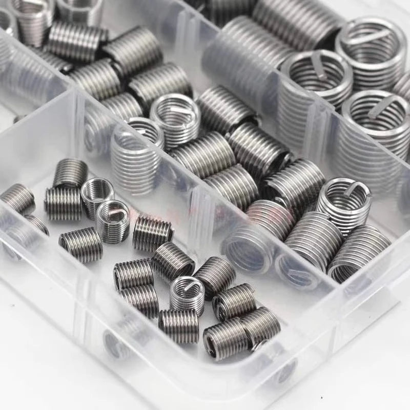 Stainless Steel Thread Repair Insert Set M3–M12 | 60–300 Pcs Thread Repair Insert Set Richie's