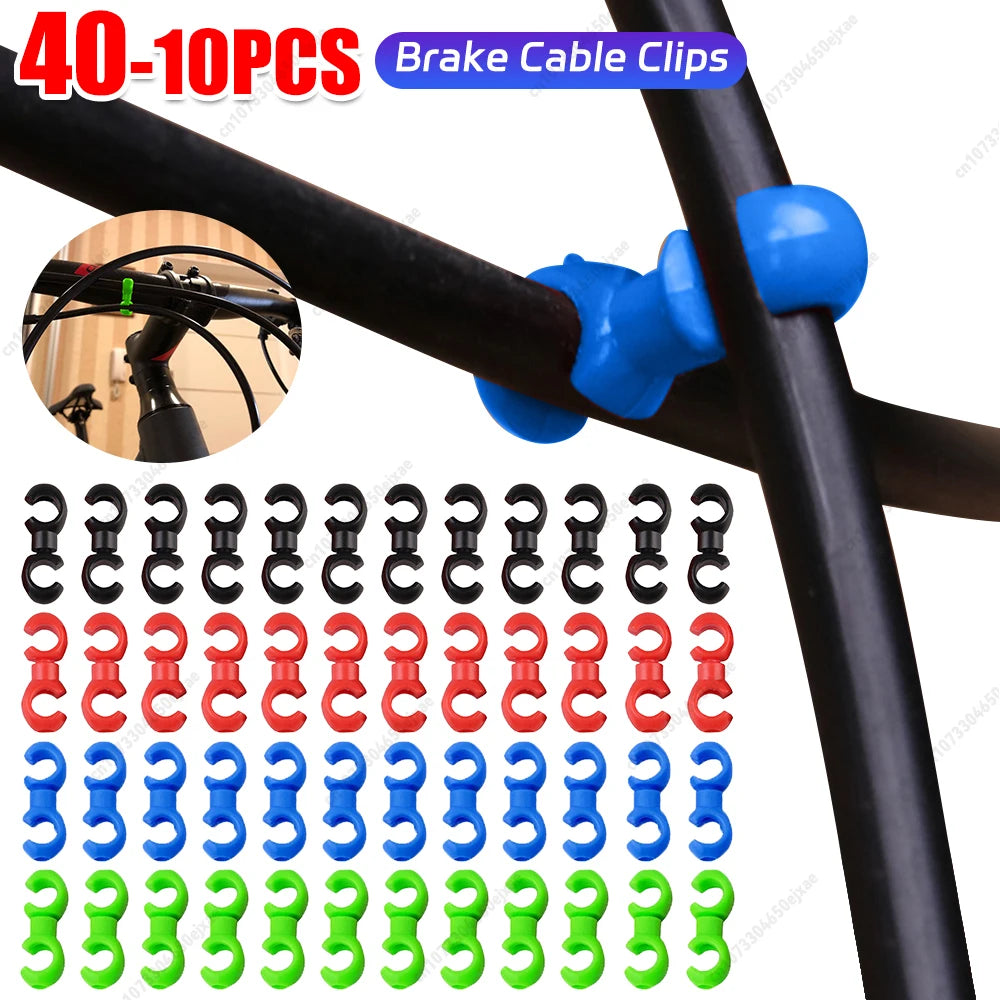 S-Style Rotatable Bike Brake Cable Clips – MTB Hose Guides Bike Cable Clips Richie's