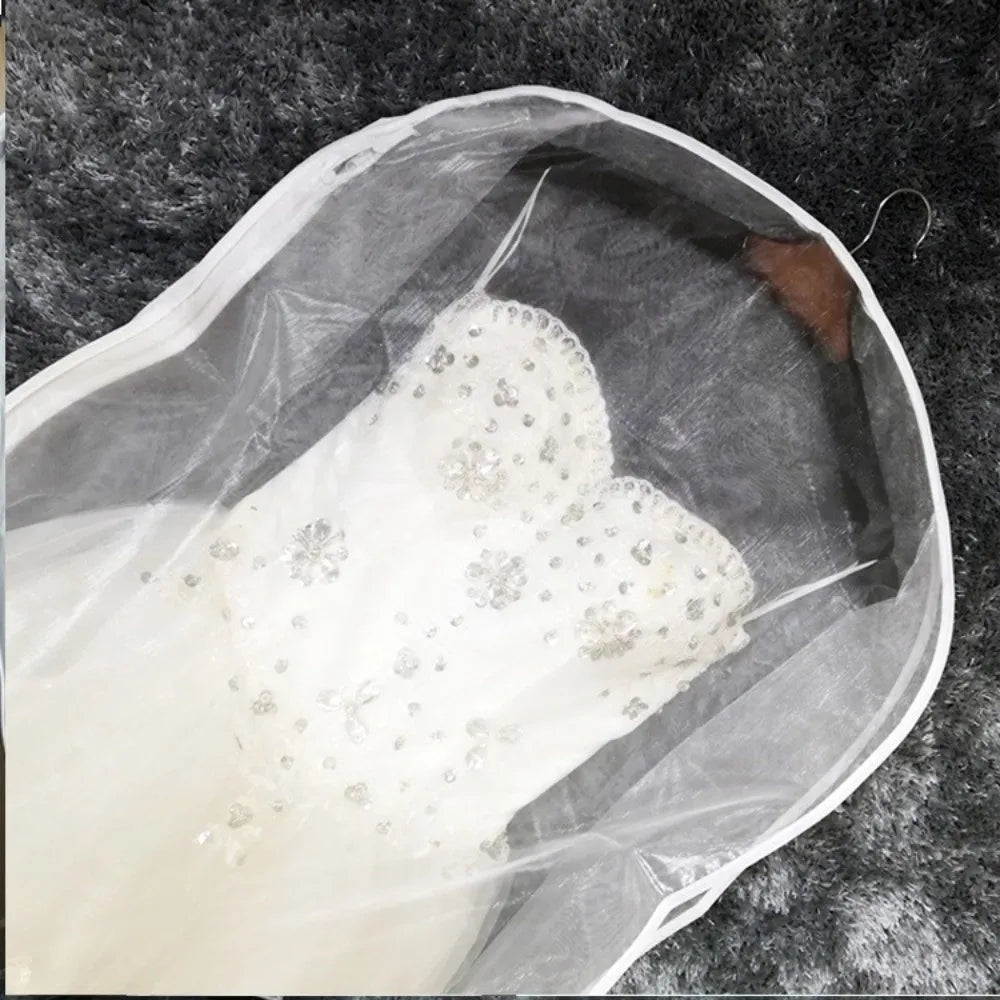 Clear Wedding Dress Garment Bag – Reusable Dust-Proof Cover Garment Storage Bag Richie's
