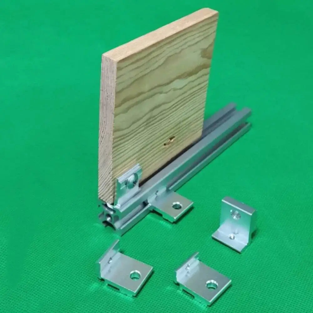 2PCS Aluminum Profile Side Fixing Bracket 20/30/40 Corner Parts Corner Bracket Richie's