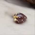 Strawberry Resin Charm Pendant – DIY Earrings, Necklaces & More Resin Jewelry Charm Richie's A3-1pc
