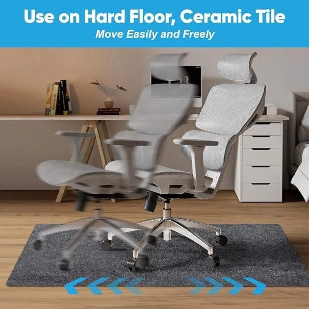 Anti-Slip Office Chair Mat – Polyester Floor Protection 90x140cm Office Chair Mat Richie's