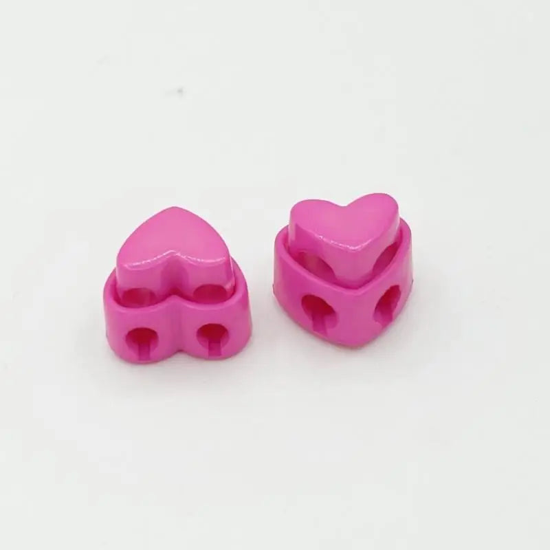 Heart-Shaped Knitting Needle Stoppers 5 Pcs – Colorful Tip Caps Knitting Accessories Richie's Rose red