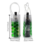 Portable PVC Wine Bottle Freezer Bag – Insulated Cooler Tote Bottle Cooler Bag Richie's