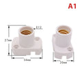 E12 E14 E17 Mini Screw Lamp Base Bulb Socket Holder Adapter Lamp Socket Adapter Richie's A1 No plug