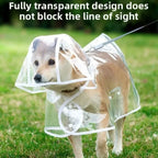 Transparent Hooded Dog Raincoat – Waterproof PVC Pet Poncho Dog Raincoat Richie's