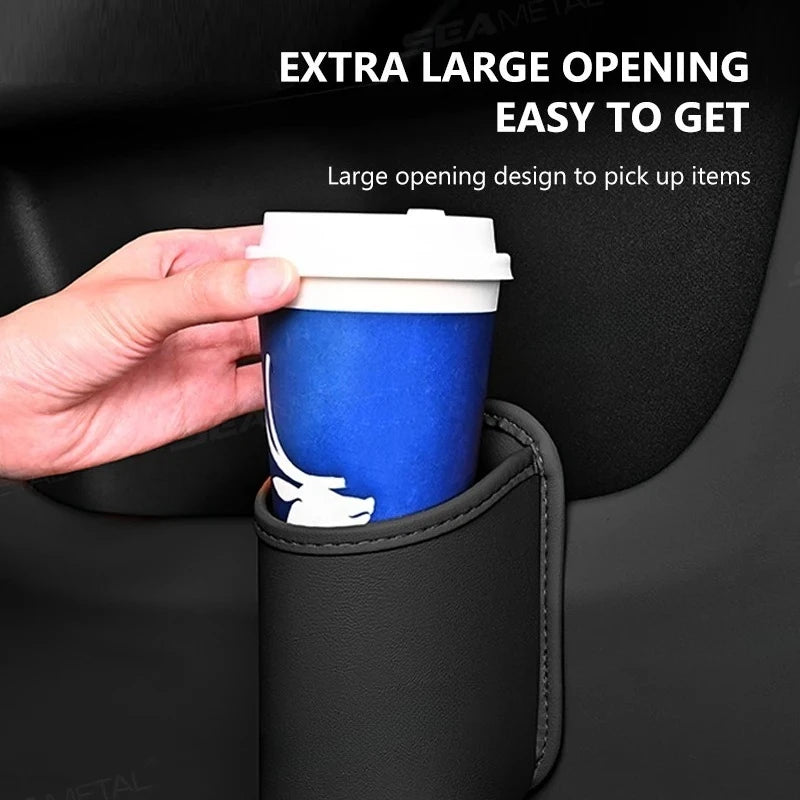Universal Car Door Cup Holder & Seat Back Organizer – PU Car Seat Organizer Richie's