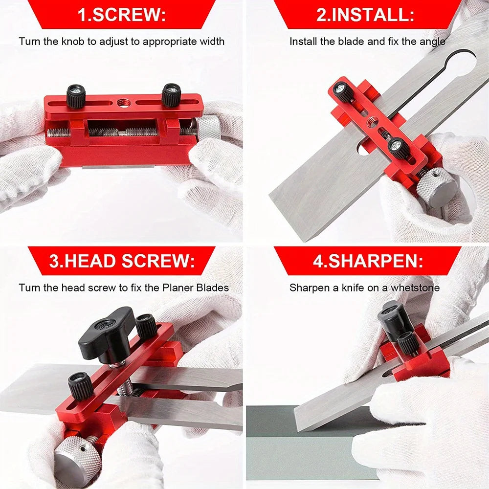 Honing Guide Chisel Sharpener – Aluminum Alloy Bracket Tool Honing Guide Richie's