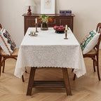 European Floral Embossed Tablecloth – Waterproof & Easy Clean Rectangular Tablecloth Richie's A