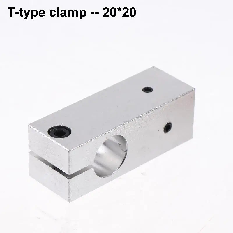 T-Type Optical Axis Cross Connector Block for 3D Printer Linear Guide Linear Guide Connector Richie's A11