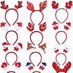 4Pcs Christmas Headbands – Festive Hair Hoops for Party & Photos Holiday Hair Accessory Richie's