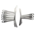 9-Piece Stainless Steel Guitar Radius Gauge Set – Luthier Tool Guitar Luthier Tool Richie's Sliver