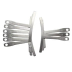 9-Piece Guitar Radius Gauge Set – Stainless Steel Luthier Tool Guitar Luthier Tool Richie's Sliver