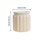 Self-Watering Hydroponic Planter – Mini Succulent Tabletop Pot Hydroponic Planter Richie's Milk Tea Color