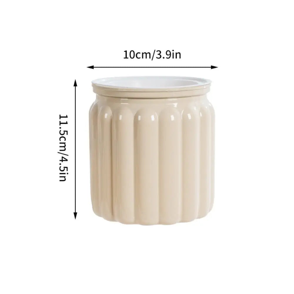 Self-Watering Hydroponic Planter – Mini Succulent Tabletop Pot Hydroponic Planter Richie's Milk Tea Color