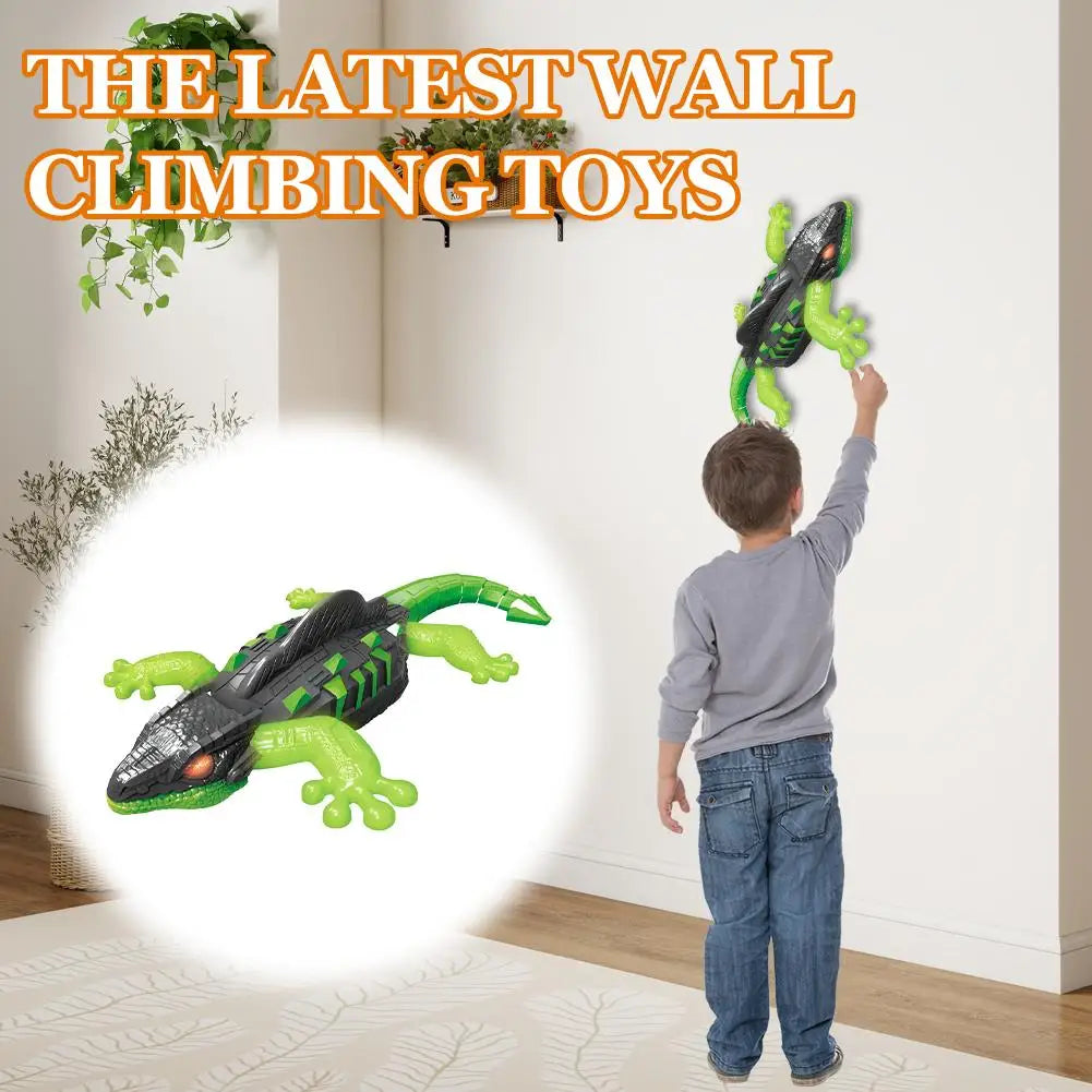RC Wall Crawling Gecko Remote Control Lizard Toy with LED RC Crawling Toy Richie's