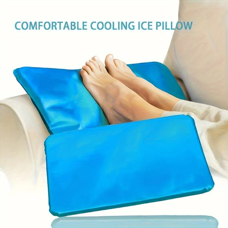 Blue Gel Ice Pack Cooling Neck Pillow – Summer Comfort Cushion Cooling Neck Pillow Richie's