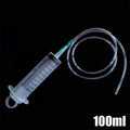 Oil Pump Syringe 100/300/550ml with 1m Hose | Fluid Transfer Oil Transfer Syringe Richie's 100ml