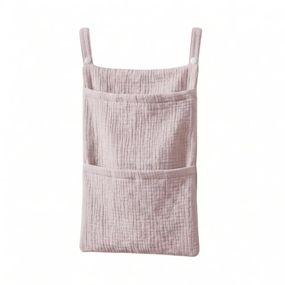 Cotton Baby Diaper Bag Crib Bedside Hanging Stroller Organizer Baby Diaper Bag Richie's Purple