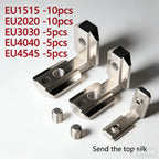 L-Shaped Aluminum Profile Corner Connector EU1515-4545 5-10PCS Corner Bracket Connector Richie's