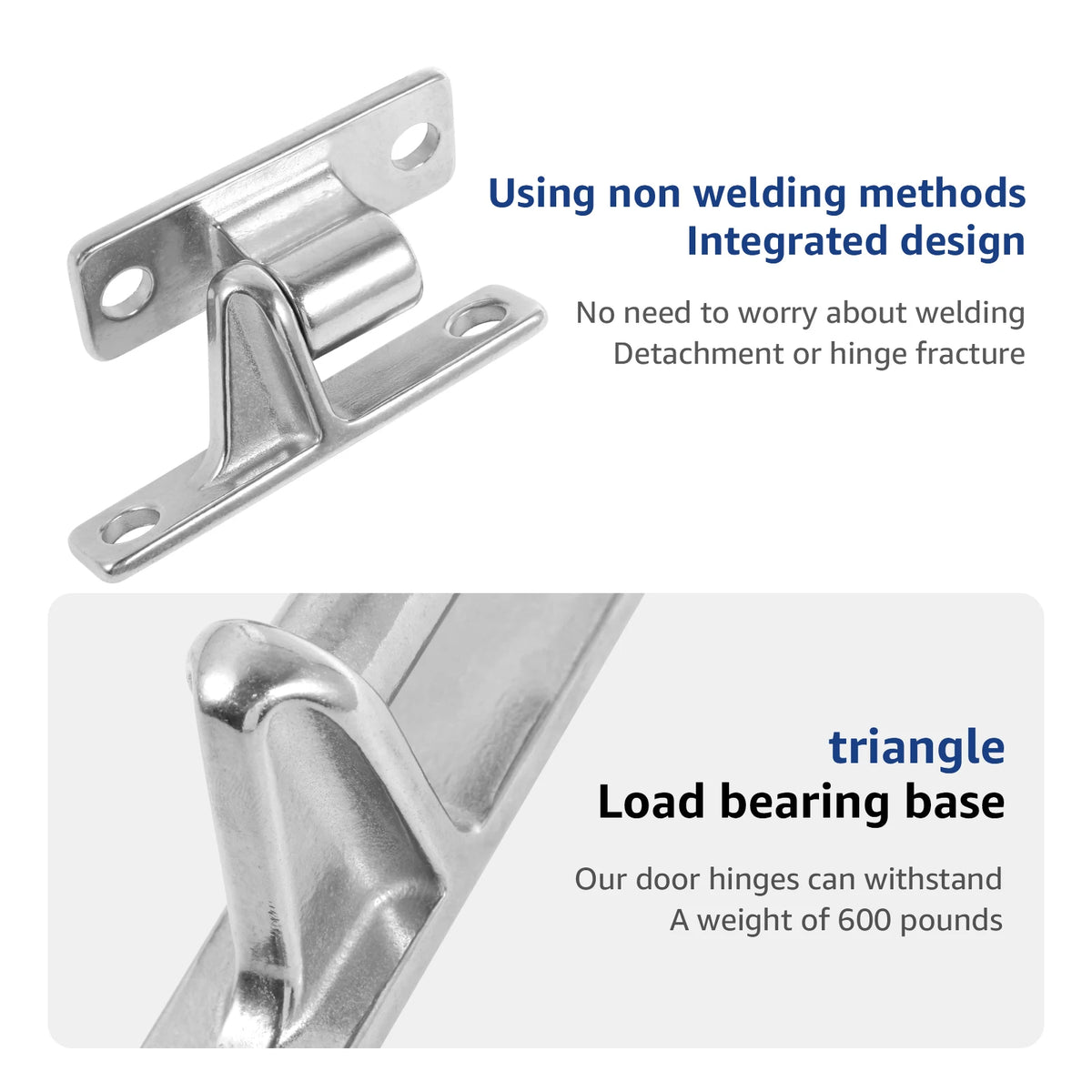 Heavy Duty 600 lb Detachable Gate Hinge – Stainless Steel Gate Hinge Richie's