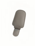 Magnetic PU Leather Car Visor Glasses Holder Clip Car Visor Organizer Richie's GRAY 1pc