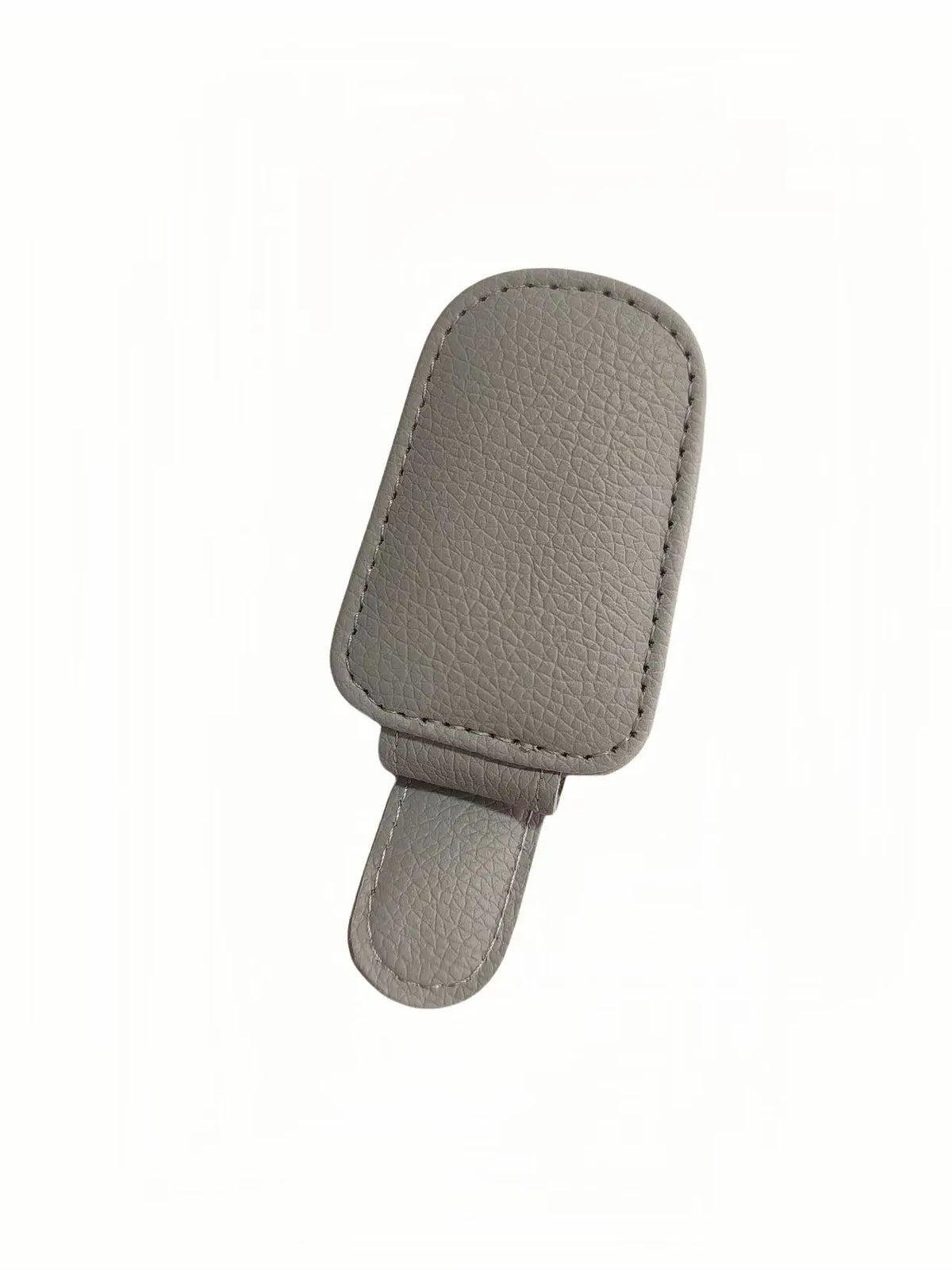Magnetic PU Leather Car Visor Glasses Holder Clip Car Visor Organizer Richie's GRAY 1pc