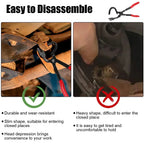 Exhaust Hanger Pliers Kit – Rubber Gasket Puller for Auto Repair Exhaust Removal Tool Richie's