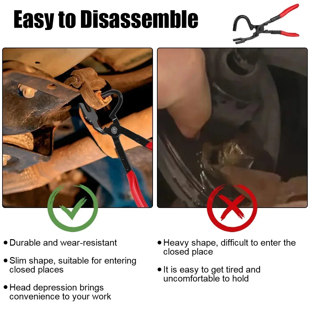 Exhaust Hanger Pliers Kit – Rubber Gasket Puller for Auto Repair Exhaust Removal Tool Richie's