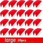 Red Santa Hats 10/20 Pack – Adult Christmas Party Set Christmas Santa Hat Set Richie's as shown Large 20pcs