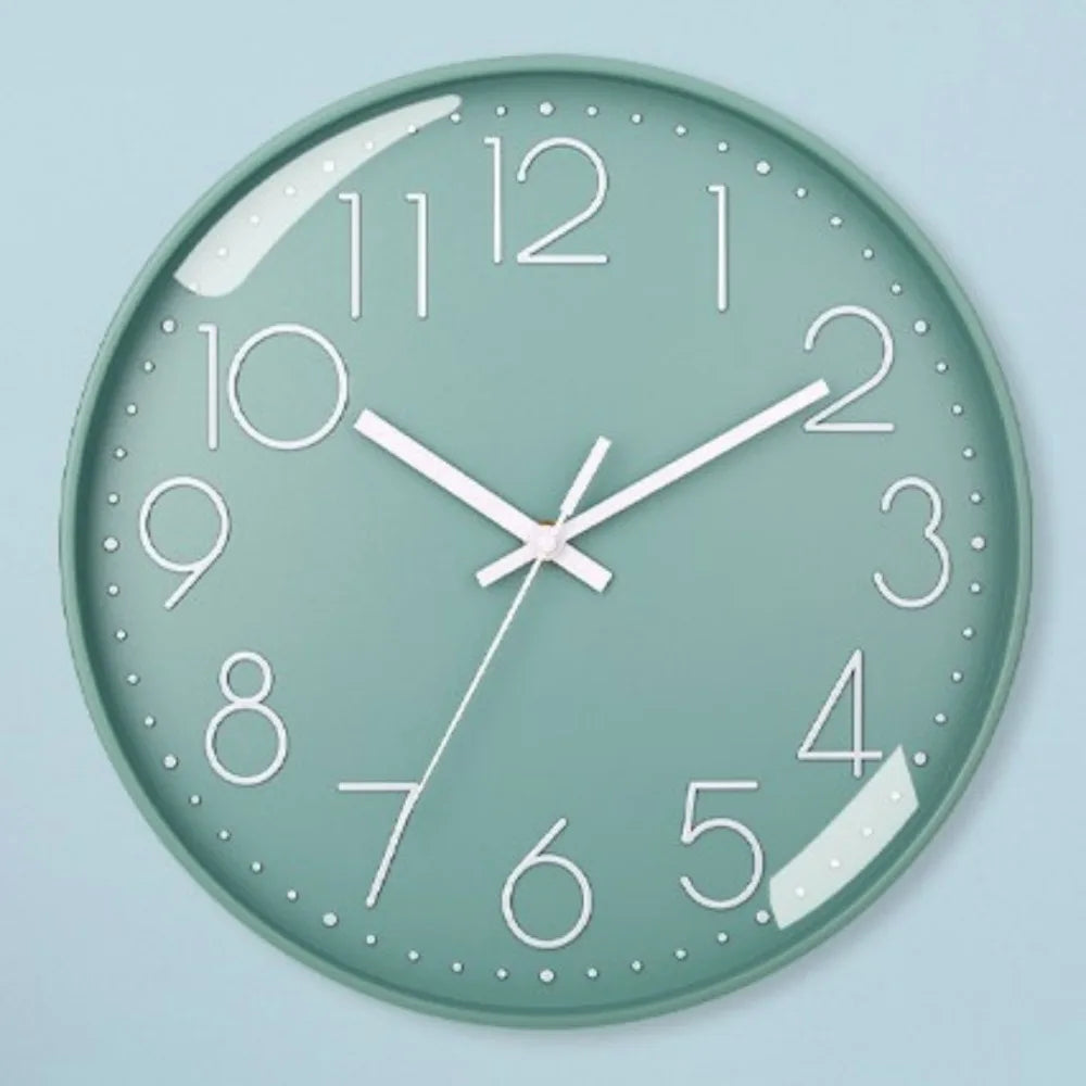 8 Inch Silent Wall Clock – Quartz Battery Operated Modern Design Wall Clock Richie's 9