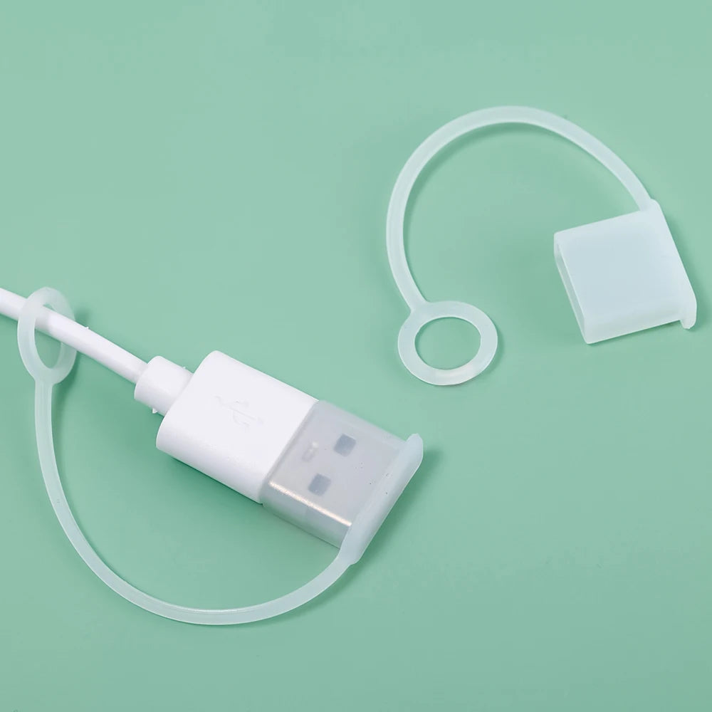USB-A Silicone Dust Cover Caps with Strap – 5-Pack USB Dust Cover Richie's