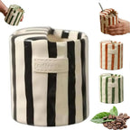 Minimalist Striped Ceramic Coffee Mug & Plate Set 300ml Ceramic Coffee Mug Richie's
