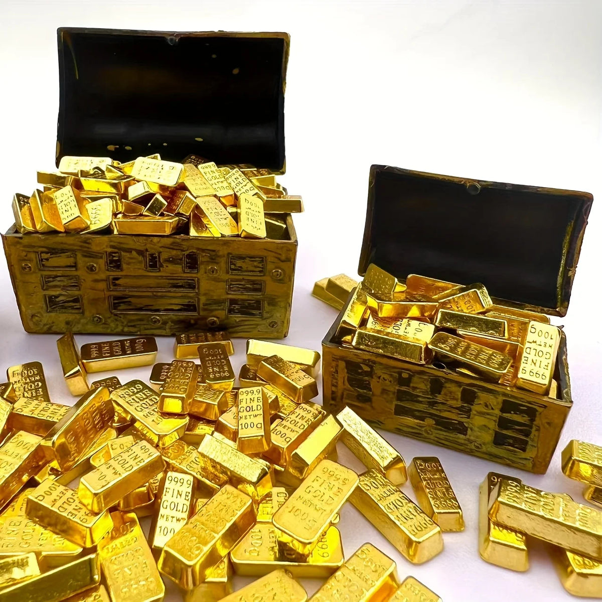 Simulated Mini Gold Bar Zinc Alloy Decor & Housewarming Gift Decorative Figurine Richie's