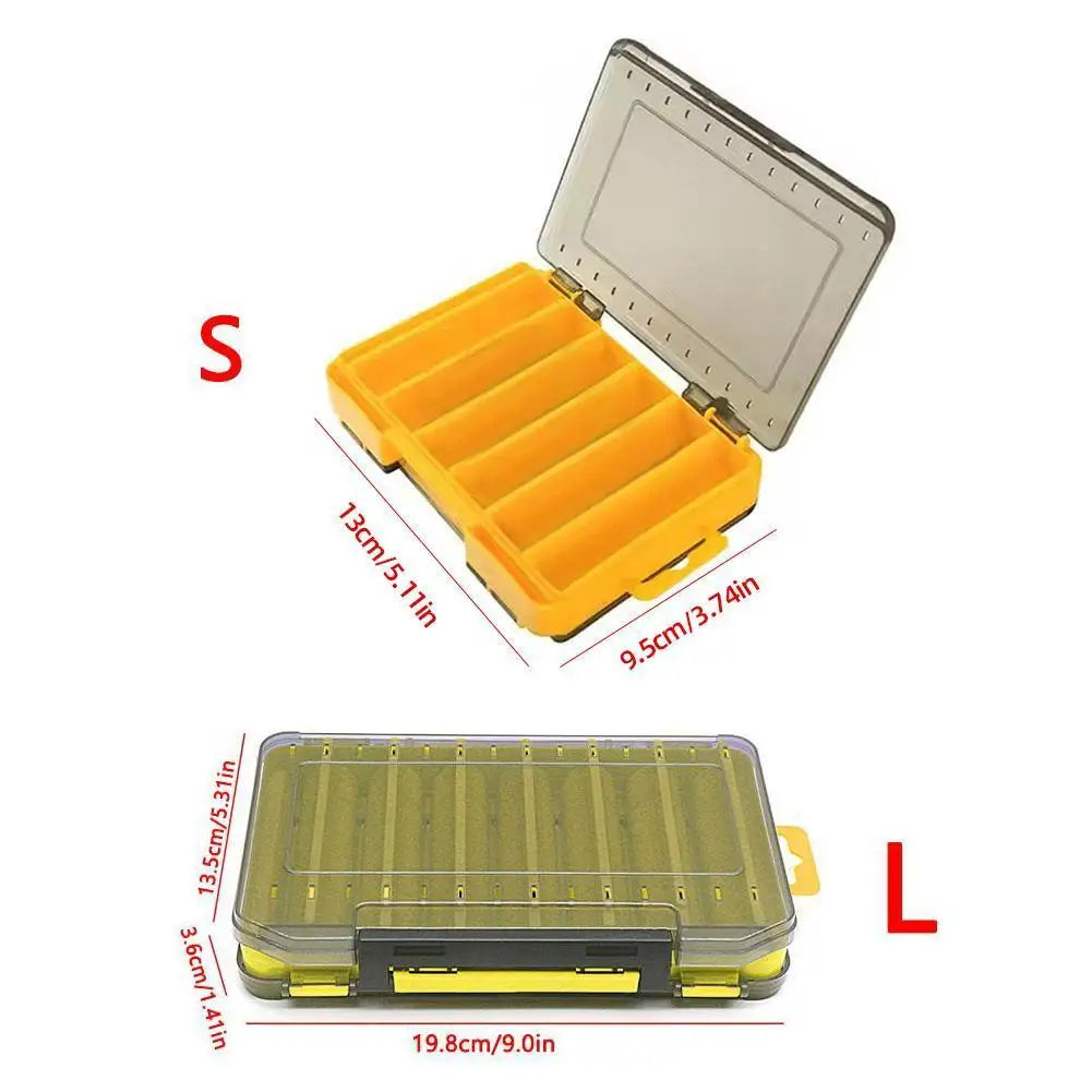 Double Sided Fishing Tackle Box – Lure & Bait Organizer Case Fishing Tackle Box Richie's